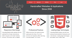 Desktop Screenshot of cascadingmedia.com