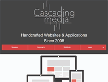 Tablet Screenshot of cascadingmedia.com